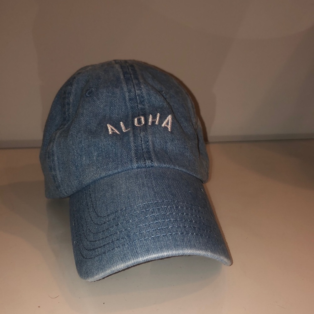 Brandy Melville blue aloha hat
